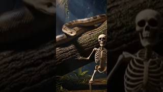 skeleton survive the Amazon jungle...   #skeleton #aivideo #like