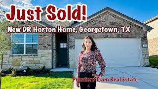 Sold This Reagan plan, 1-Story DR Horton New Construction House |Georgetown, TX