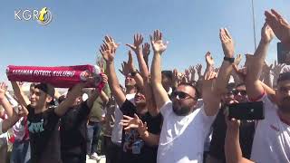 Karaman Şehir Stadyumunda Taraftarlardan Takımımıza Coşkulu Karşılama