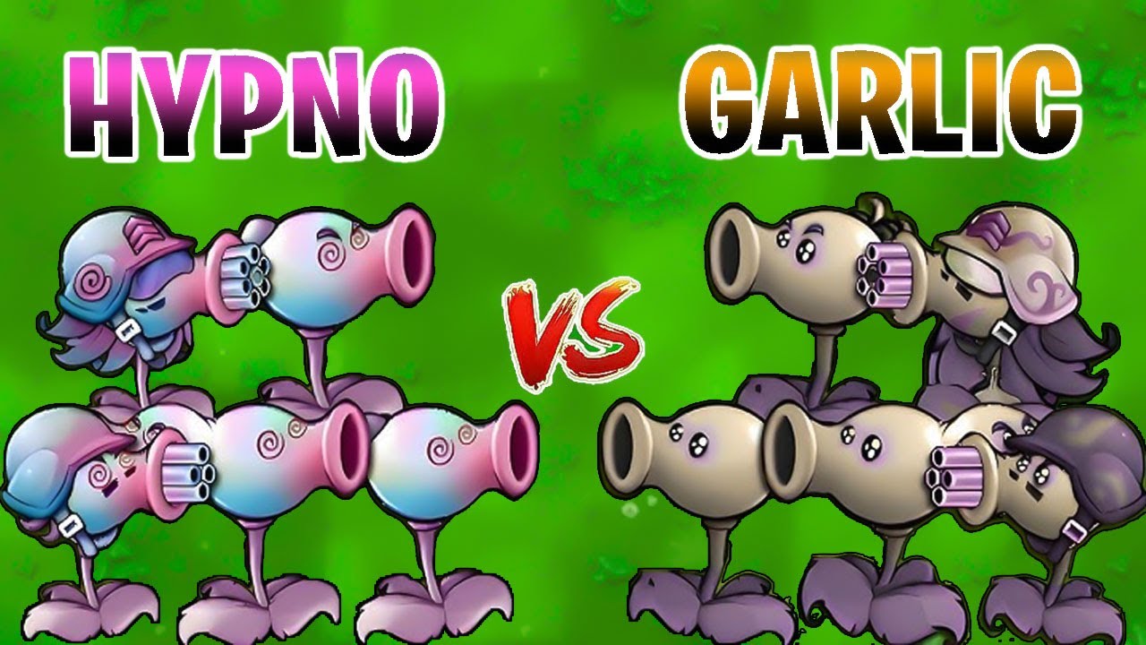 PVZ 1 Fusion 3.1 Challenge: Team Hypno VS Team Garlic VS Obsidian Gargantuar | Who Will Win?