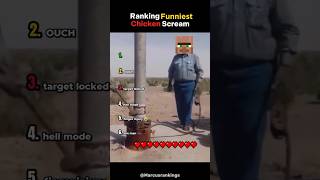 ranking funniest chicken scream #usa