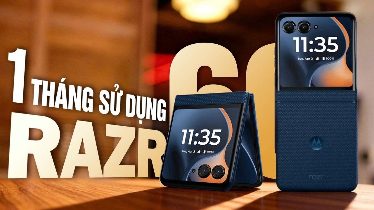 Ăn, ở, ngủ cùng Motorola Razr 60 trong 1 tháng - Chưa HOÀN HẢO nhưng...khá VUI