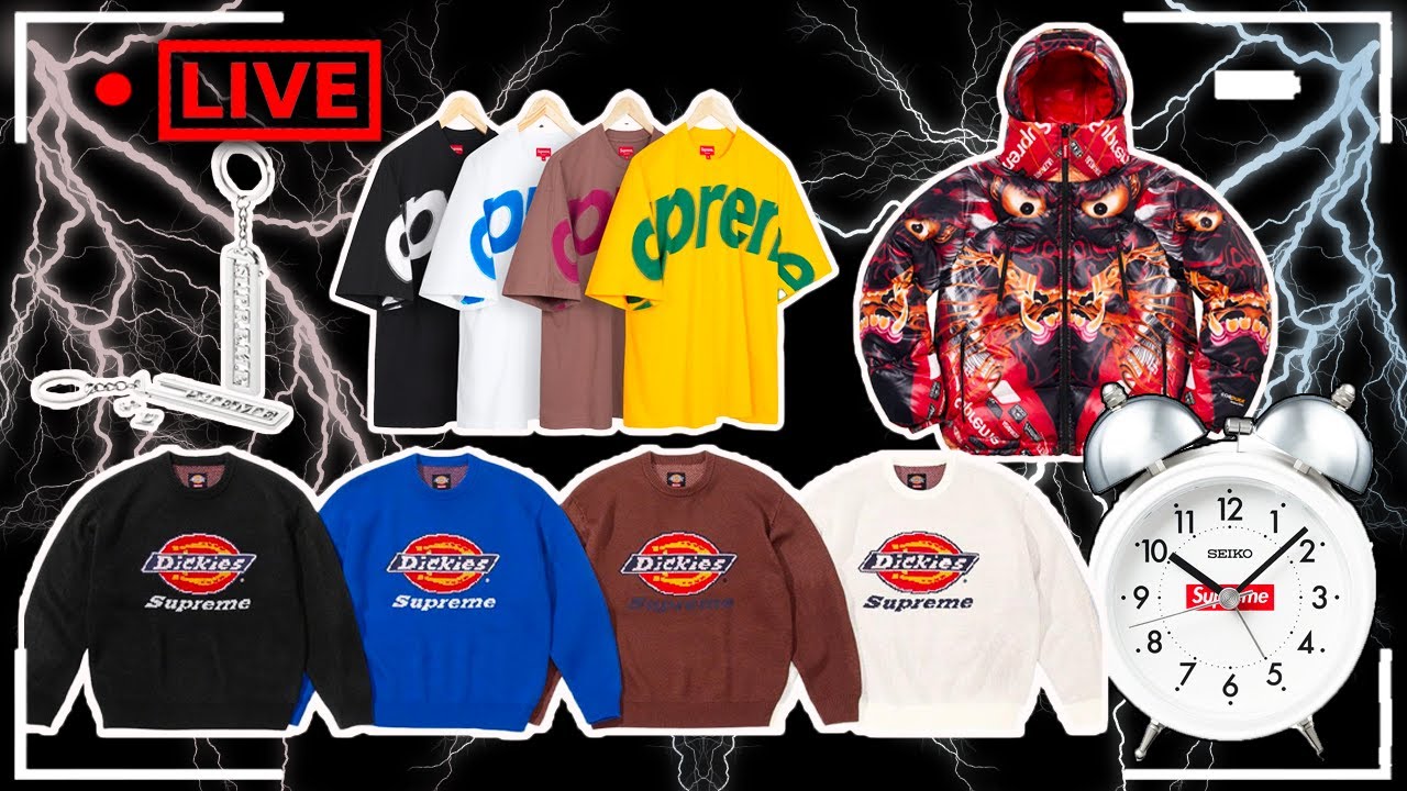 🔴Live Cop - Supreme x Dickies Week 9 FW22