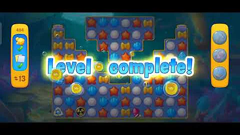 Fishdom Level 484 || Super Hard Level || get reward boosters || get life unlimited