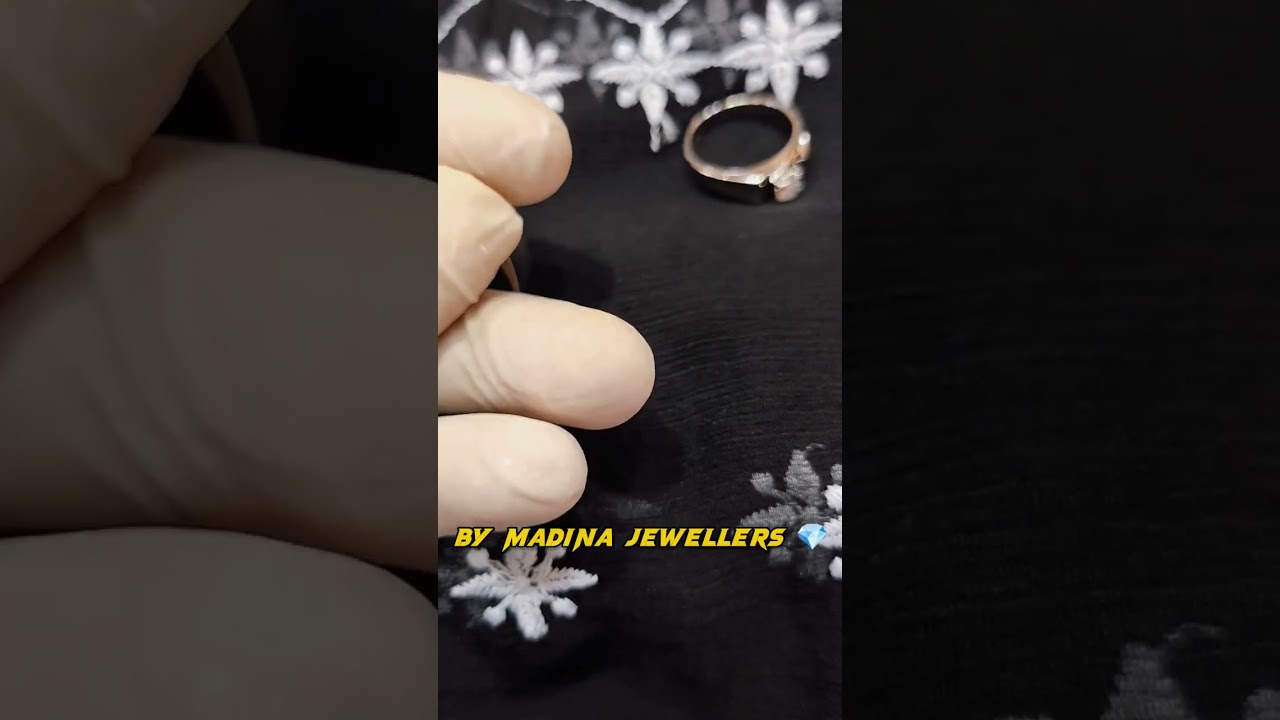 Man Single Stone Ring |Gold & Silver Jewellery| A Personal Touch 💍