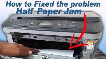 Half Paper Jam Problem in Brother DCP L2520D & ALL BROTHER Printer