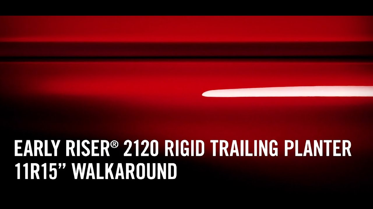 Walkaround the 2120 Early Riser Rigid Trailing Planter
