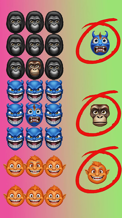 🎮🧠Find hidden emoji  eye test #EmojiChallenge #emoji #gameplay #emojichallenge #emojipuzzle 39