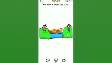 Help them cross the river Brain out || Level 35 || #youtube #subscr #brainout #like #comment #shorts