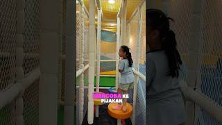 Pijakan Rintangan Ninja Warrior Rusak BOCIL Ragu Untuk Lompat