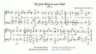 Johann Sebastian Bach: Ein feste Burg ist unser Gott BWV 302 (Coro de Radio Berlín, Robin Gritton)