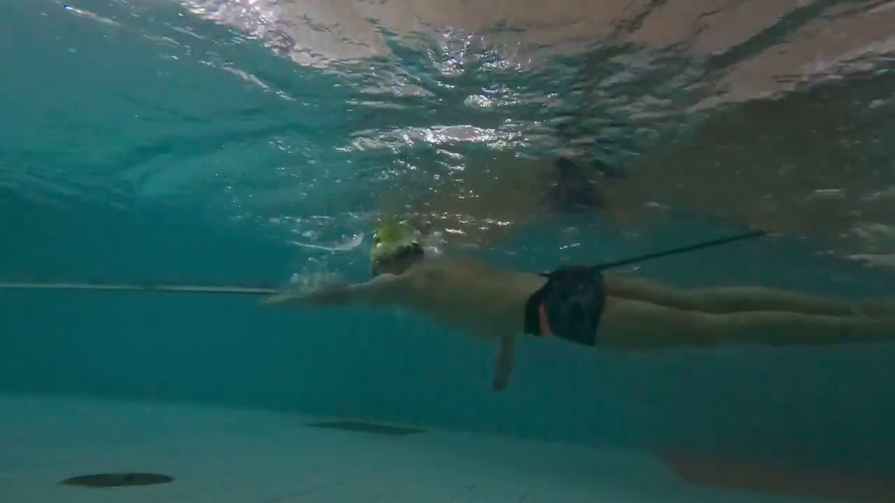 [25. 7. 30.] Every morning swimming - Crawl stroke drill side