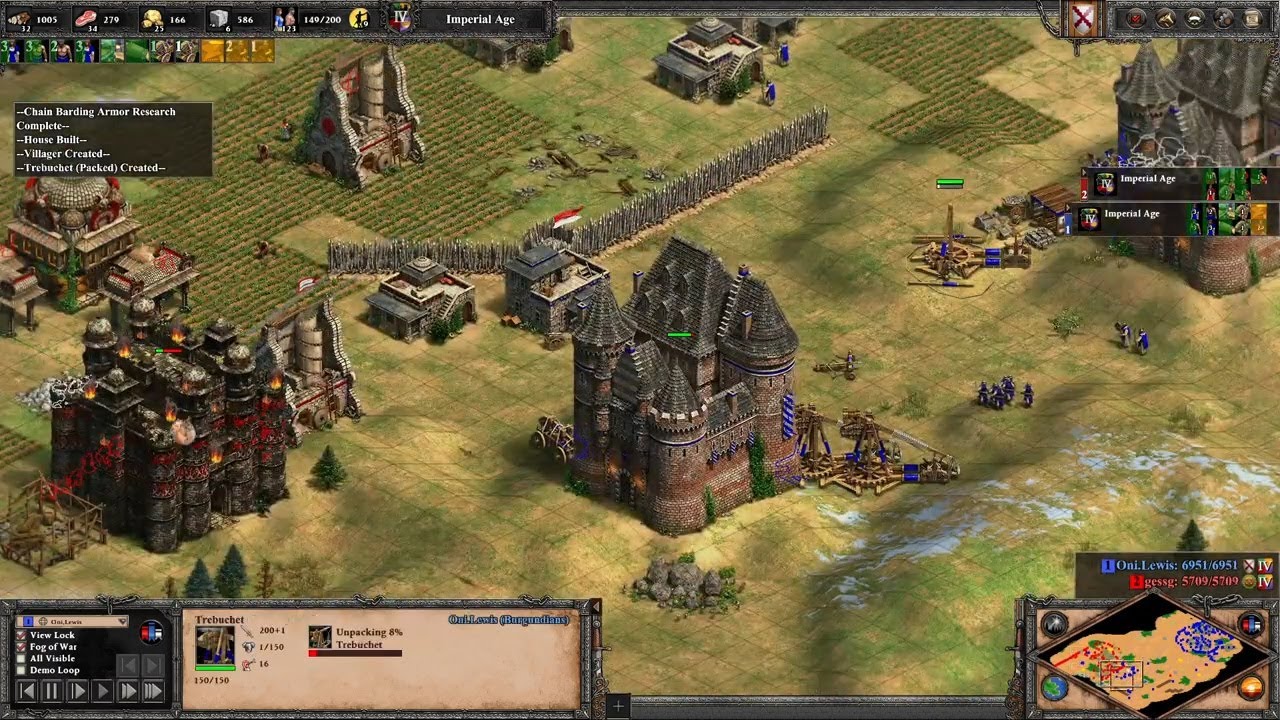 Gurjaras Trapped! Oni.Lewis’ Burgundians Never Let Them Out | 2650 ELO AoE2 DE