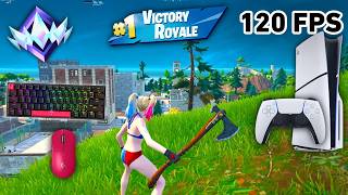 Fortnite Unreal Ranked Reload On PS5 Slim | Keyboard & Mouse Gameplay | 120 FPS | 4K