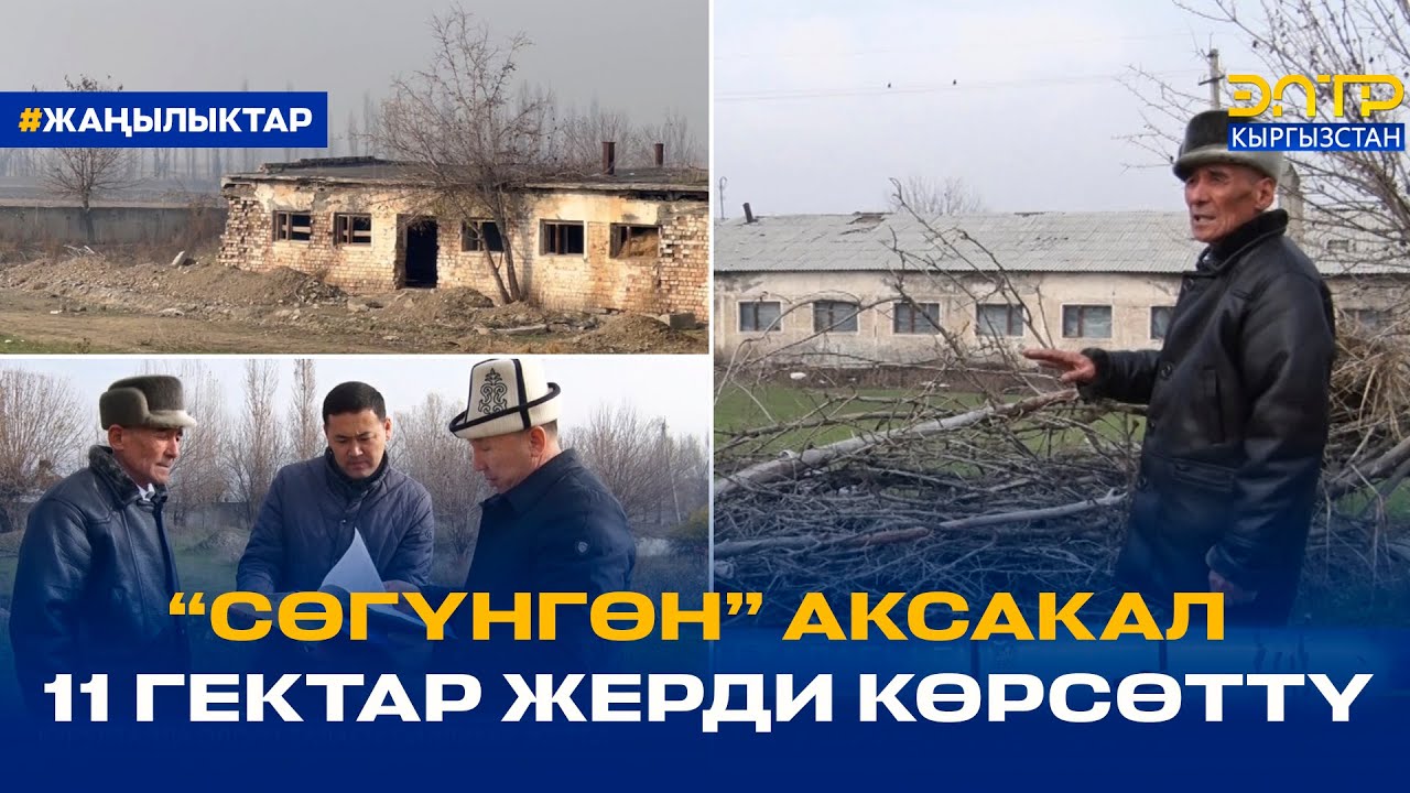 “СӨГҮНГӨН” АКСАКАЛ  11 ГЕКТАР ЖЕРДИ КӨРСӨТТҮ