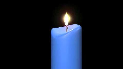 Flame Candle - Autodesk Maya Animation