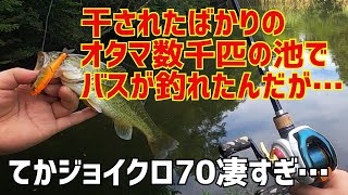 ありえない!なんて事は"ありえない"らしい。【バス釣り】ガンクラフト ジョイクロ70 プレゼントルアーオンリーで調査