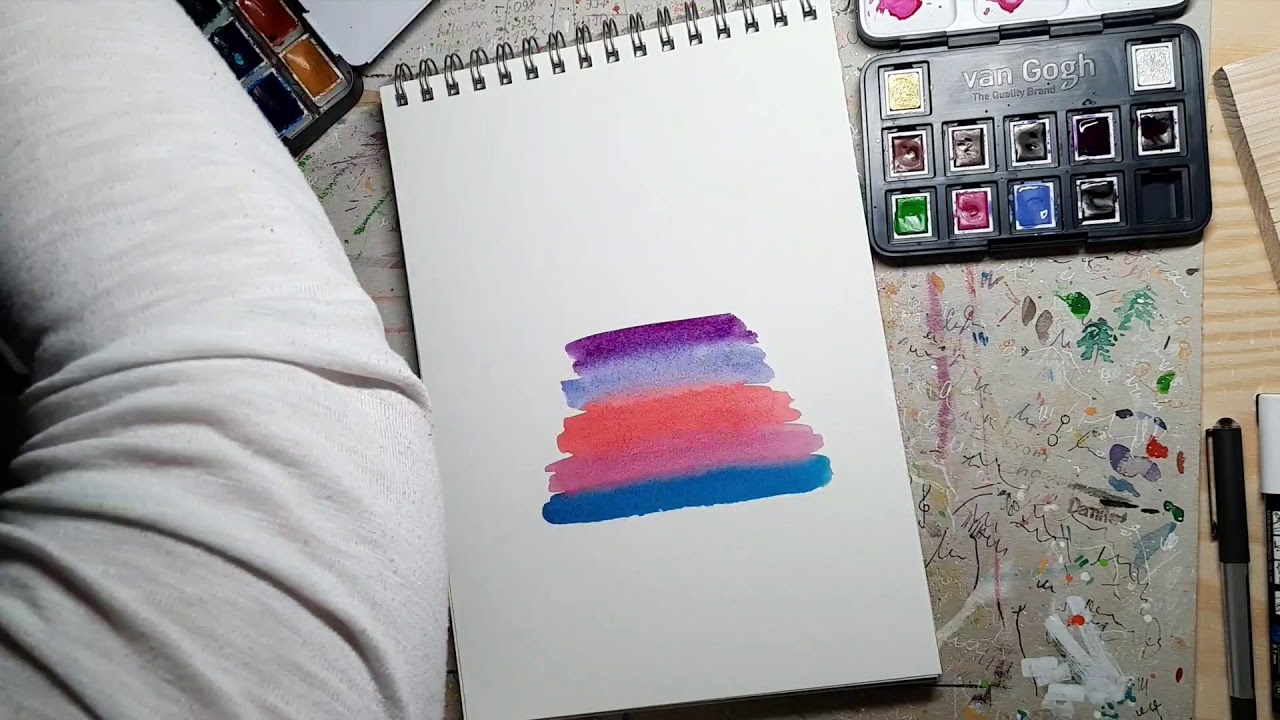 Weihnachtsbaum im Happy Painting Stil