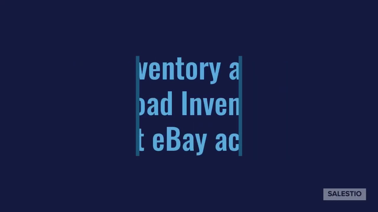 Move active eBay listings under Salestio control