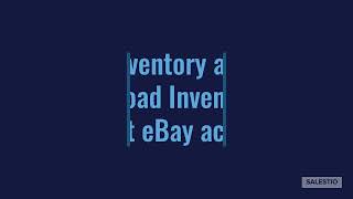 Move Active Ebay Listings into Salestio Shopify Ebay Integration controll