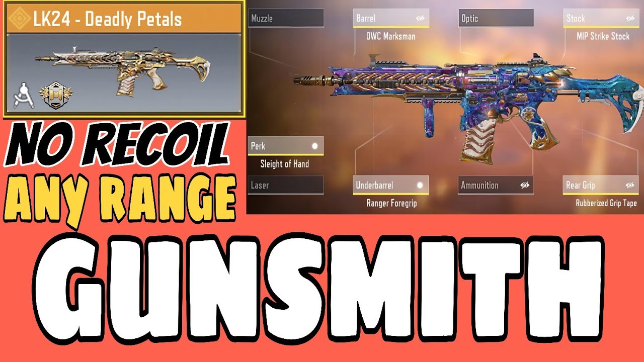 LK24 2SHOT TAKING OVER IN COD MOBILE | BEST LK24 GUNSMITH | NO-RECOIL ANY RANGE IN CODM BR GAMEPLAY