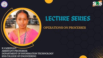 R.Vaishnavi,AP/IT I Operation on Process I SNS INSTITUTIONS