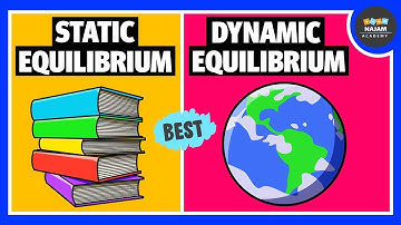Static Equilibrium and Dynamic Equilibrium | Physics | #equilibrium