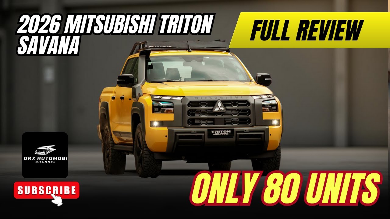 Only 80 Units Worldwide! 2026 Mitsubishi Triton Savana Full Review