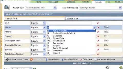 Search for Properties using Area, Section & Sub-Division Number • MLXchange Video Tutorial