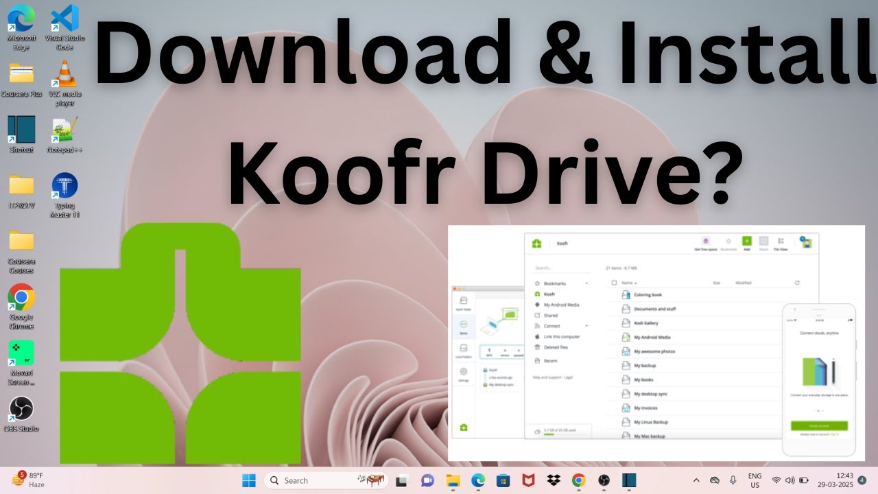 How to Download & Install Koofr in Windows 11? - YouTube