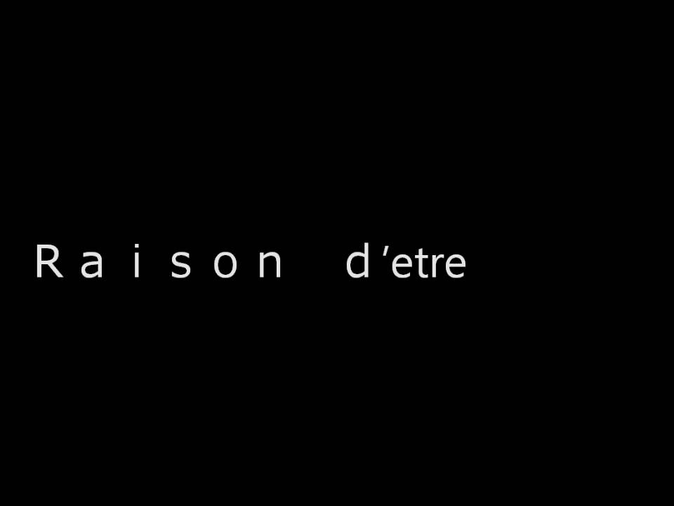 Raison d'etre - YouTube