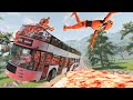 Dummies who want to eat hamburgers even if they have an accident #8 🥵 BeamNG.drive
