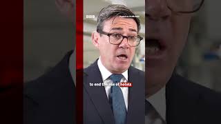 UK PM Andy Burnham reacts to village that voted to leave the UK. #BBCNews