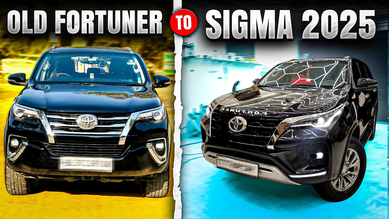 Old Fortuner to sigma 2025 conversion ✅ Old fortuner to sigma with price | Fortuner sigma body kit ✅
