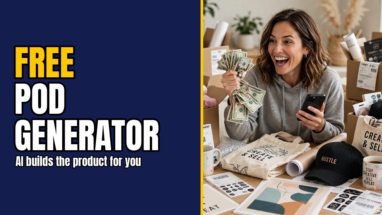 Build a Free POD Product Generator with Make — Full Setup (Ideogram + AI + Printify)