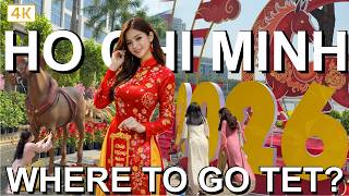 Where to Go for Tet 2026 in Ho Chi Minh City 🇻🇳 | District 7 Park Scenes (4K)