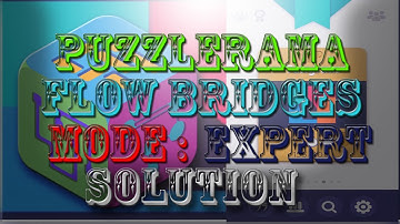 Puzzlerama Android Game-play (Flow Bridges Expert Level 26-50)