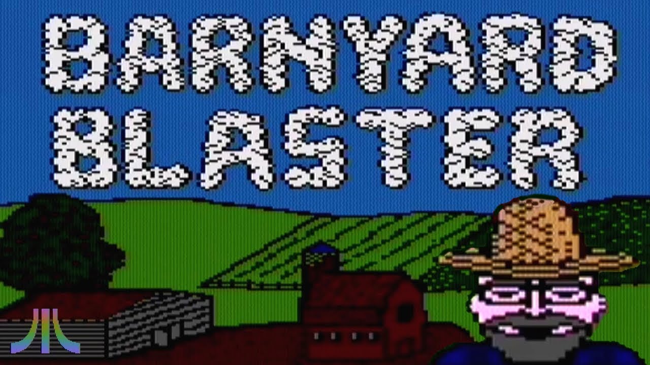 Light Gun Reviews 91 Barnyard Blaster (Atari 8 bit computers family, 7800) YouTube