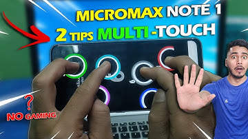 jayda tention na lo ji.....micromax IN note 1 multi touch issue ?