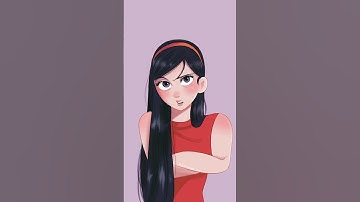 INTROVERT’S Life🙂‍↕️#theincredibles #violet #disney #pixar #animation #drama #introvert #digitalart