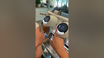 My friend showing how to program this beautiful Sanremo coffee machine.