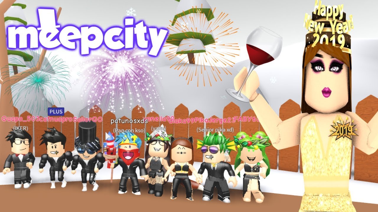 Meepcity Feliz Año Nuevo Les Deseamos En Mi Escuela Roblox - roblox default character girl