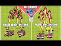 Single Target Inferno Tower Vs Multi-Target Inferno Tower On Coc||Clash Of Clans||