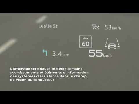 Découvrez l’affichage tête haute de votre Audi