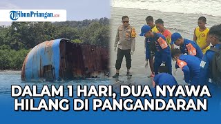 Tragis Dua Wisatawan Tewas Di Pangandaran Loncat Dari Kapal Viking Dan Terseret Arus