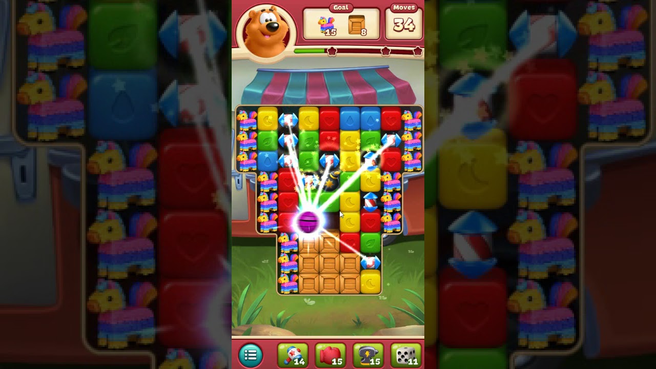 Toon Blast level 232 no boosters 😈
