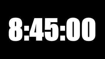 8 HOUR 45 MINUTE TIMER • 525 MINUTE COUNTDOWN TIMER ⏰ LOUD ALARM ⏰