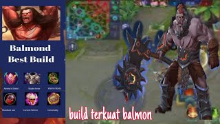 Balmond!!  mobile legend (Build terkuat balmond!!)