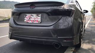Rs日升專業排氣舘-TOYOTA 豐田 - ALTIS 1.8 11代 改115哈雷彩鈦尾段+遙控式真空可變閥門排氣管 - 路跑影音