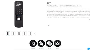 Anviz P7 | access control cloud | access control management | access control remote | biometric